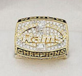 Wholesale 1999 Los Angeles RAMS Replica Super Bowl Copper High Quality Fans world Championship Ring with Gorgeous Wooden Boxes