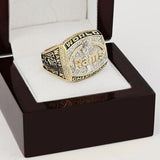 Wholesale 1999 Los Angeles RAMS Replica Super Bowl Copper High Quality Fans world Championship Ring with Gorgeous Wooden Boxes